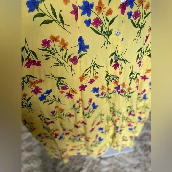 Cottagecore 90s Maxi Dress Floral BFA Classic Lightweight Spring Easter Vintage - Picture 6 of 8
